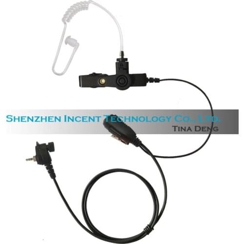 VOIONAIR 5pcs/lot Air Tube Earpiece Headset PTT Mic for Motorola MTH650 MTH800 MTH850 MTP850 Radio