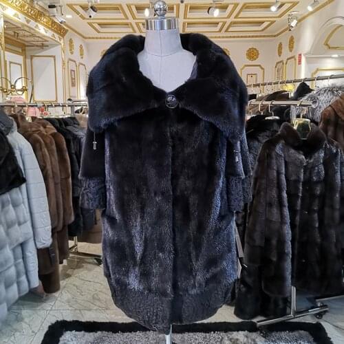 2020 winter real mink fur coat woman fashion mink fur coat High grade real mink fur coat Casual winter coat women fur 2013/288