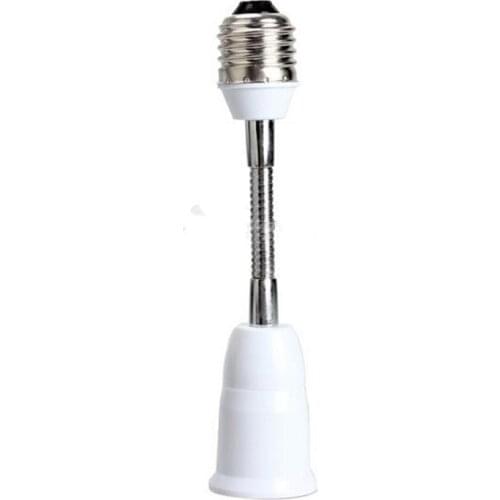 Good quallity 1Pc Adapter Socket BaseType Extension Extend LEDlight Bulb lamp Holder Converters Flexible E27 to E27 16cm Length