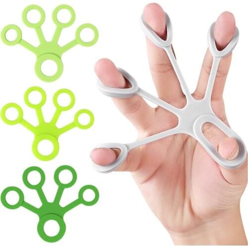 1Pcs Hand Gripper Silicone Finger Expander Exercise Hand Grip Wrist Strength Trainer Finger Exerciser Resistance Bands Fitness