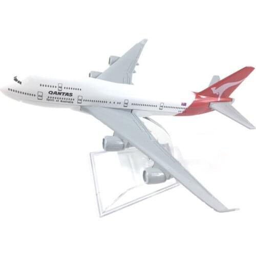 16cm Alloy Aircraft Model Australia 747 Childrens toy Aviation Collection Aviation Gift Automobile Decoration