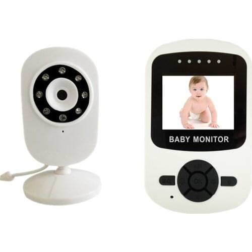 2.4 Inch LCD color screen 2.4G Wireless Baby Video Monitor With automatic Night Vision Two-Way Talk intercom Temperature Monitor