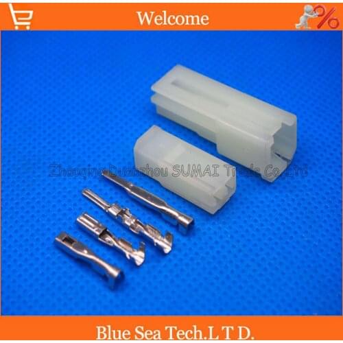 20 sets 2 Pin 2.3mm male&female car plug, Auto electrical connector for car motorcycle etc