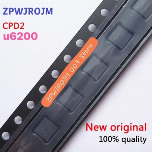 5-20pcs/lot U6200 USB-PD CPD2 Fast charging ic for iphone 8 8p x XS XS-MAX XR 11 11PRO/MAX