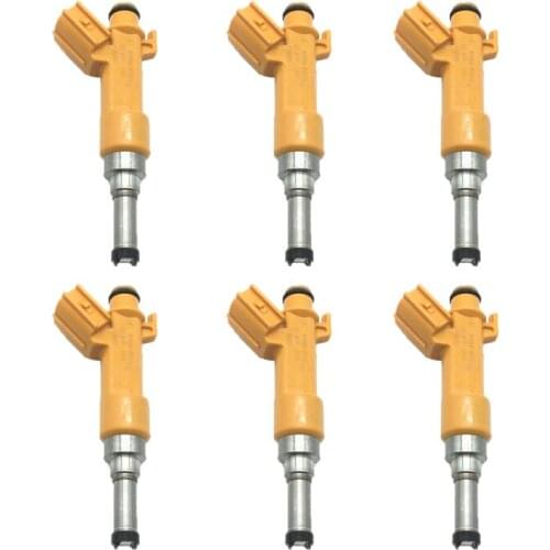 6Pcs Fuel injector for LEXUS EU RC3xxx/200T GS RX NX 2.5 2 2.0 8ARFTS OYOTA Camry 5AR 6AR 8AR # 23250-0V040 23209-39275