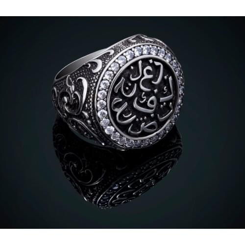 925 Sterling Silver ring custom design name and pattern Jewelry Made in Turkey in a luxurious way for men with gift High-qualit