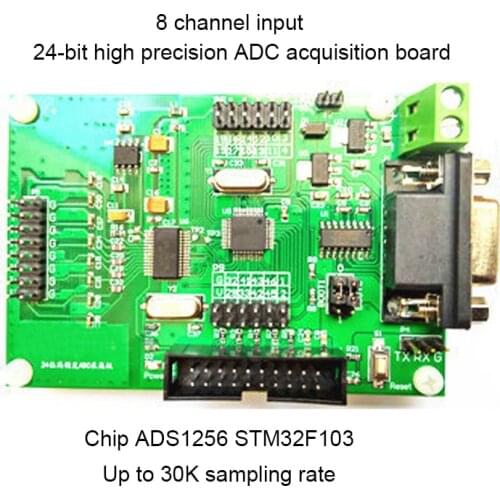 ADS1256 New 24-bit ADC LabVIEW STM32 AD Module Data Acquisition Card