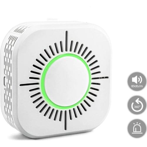 Wireless Alarm Smoke Detector RF433 Sensor Fire Equipment For Smart Home Remote
