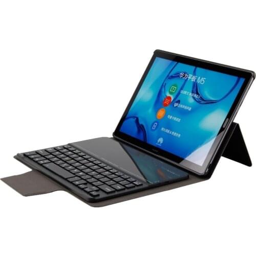Bluetooth Keyboard Case For Huawei MediaPad M5 10.8" CRM-AL09 CRM-W09 Tablet PC Protective shell PU Leather stand Cover+pen