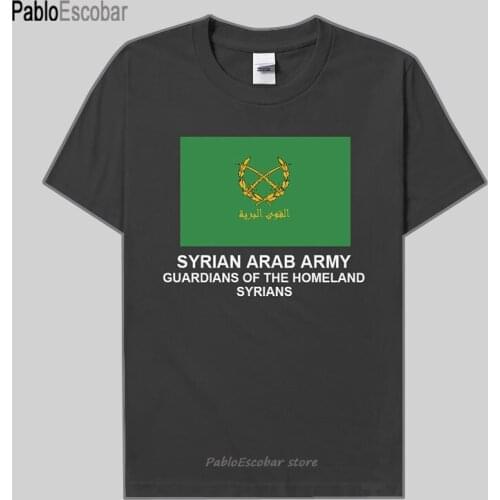 Army Syrian mens Military Tactical Army country clothes Short sleeve t-shirt new Tops t shirt sports Fashion summer cotton