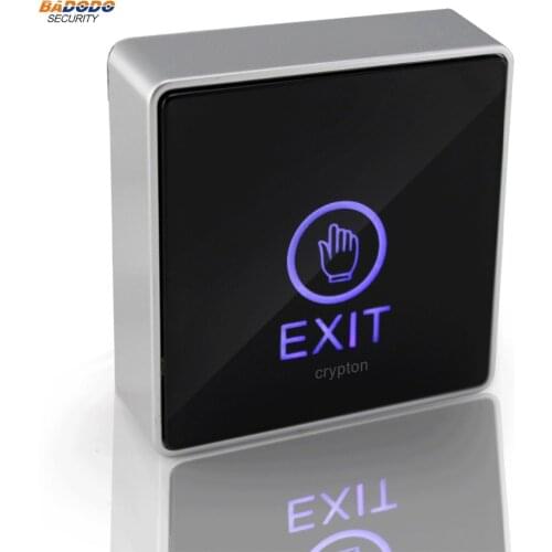 Touch screen exit push button for access control double LED indicator switch button Hollow Door for home security