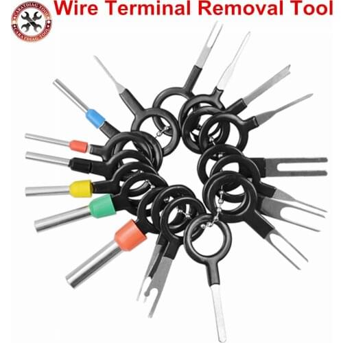 Car Terminal Removal Kit Wiring Crimp Connector Pin Extractor Puller Terminal Repair Professional Tools Wire Terminal Kit