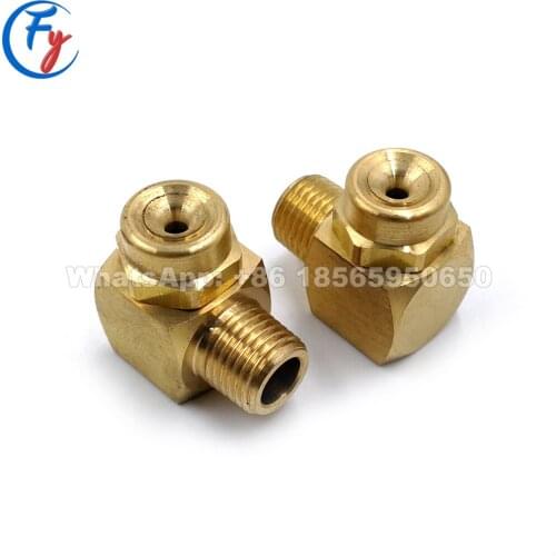 Brass BX-W tangential-flow hollow cone nozzle, air washer nozzle, whirljet dust control wide angle hollow cone nozzle