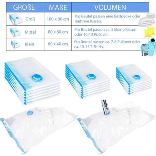 12 pcs set vacuum bag storage bag sack vacuum bag 60x40 cm