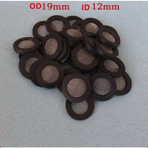 5pcs 1/2'' 3/4'' shower nozzle with filter mesh rubber gasket washer sh intake pipe sealing ring high temperature anti-clogging