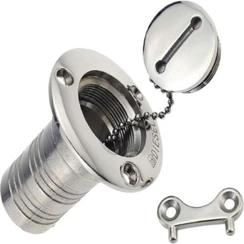 Ø 50 Mm Edelsathl Tank Neck Filler Neck With Tank Cap For Water Fuel Gasoline Etc