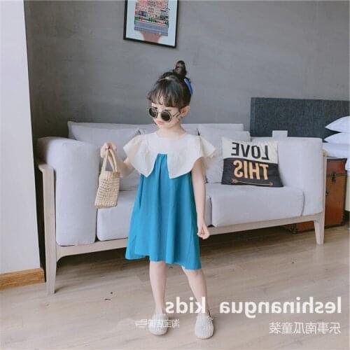 Girls Ruffles Princess dress 2019 summer new childrens clothing Kids Girl Fashion Birthday Clothes Vestido 2-8 years