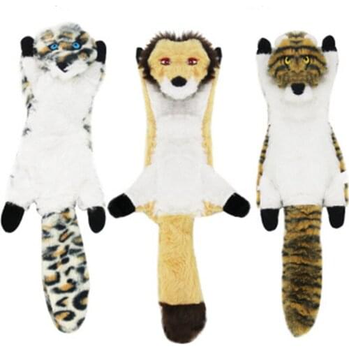 Pet Dog Cat Plush Toy Squeak Toys Sound Dog Toys Funny Fleece Chew Toy Molar Dog Toys Interative For Large Small Dogs Toy