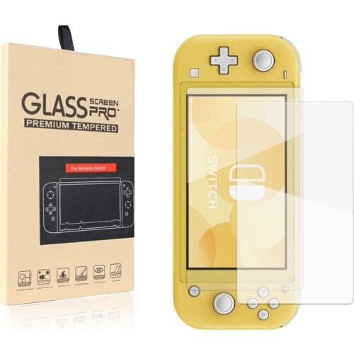 HD transparent tempered film full screen coverage anti-fingerprint glass anti-blue light eye protection For Nintendo switch lite