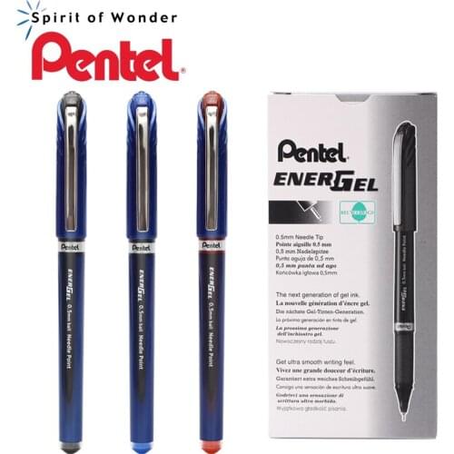 3pcs PENTEL Quick-drying Gel Pen 0.5mm BLN25 Large-capacity Business Signature Pen Student Examination Dedicated Water-based Pen