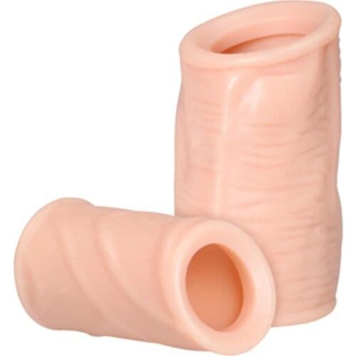 Silicone Free Cock Rings Penis Delay Ejaculation Time Lasting Foreskin Corrected Adult Sex Toys Penis Sleeves For Men