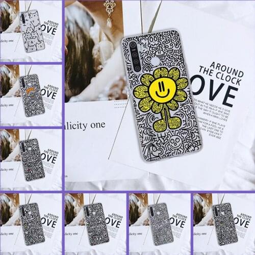 Silicone Transparent For Realme C3 X3 Xt C11 6i X Back Cover Soft Cartoon Cat Flower Phone Case For Oppo Realme 5 6 X50 X2 Pro