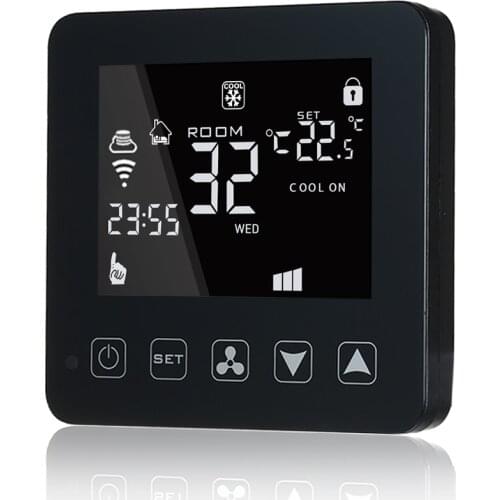 WiFi Smart Thermostat Touch Scereen Central Air Conditioner Fan Digital Thermostat Programmable Temperature Controller