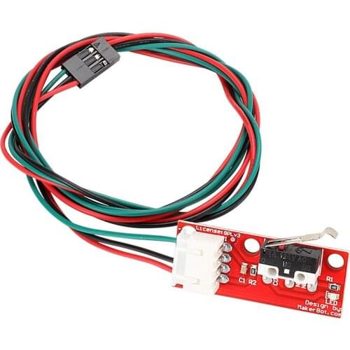 1PC Endstop Switch for system End stop Limit Switch+ Cable High Quality Mechanical Endstop for 3D Printer RAMPS 1.4