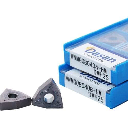 10PCS WNMG080404 HM Carbide inserts WNMG 080408 High Quality Blade CNC Lathe Tools External Turning Tool for Metal Cutter