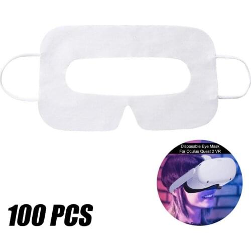 100PCS Disposable Eye Mask Replacement Eye Cover For Oculus Quest 2 VR Headset Breathable Hygiene Eye Pad For Quest2 Accessories