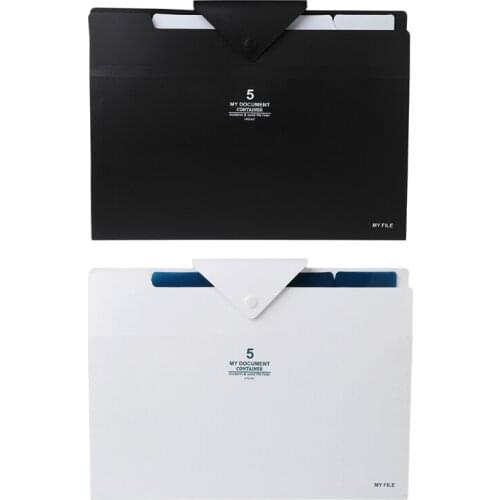 2021 New 5 layer Expanding File Folder Organ Bag A4 Organizer Paper Hold Document Folder