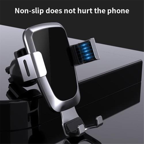 360 Degree Adjustable Gravity Car Holder For Phone Air Vent Clip Mount Mobile Cell Stand Smartphone GPS Support Universal