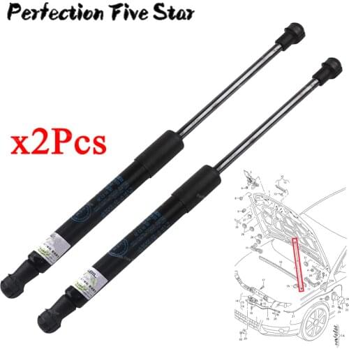 8R0823359A Pair For Audi Q5 2009-2015 New Left Right Hood Shock Strut Lifter Support OEM 8R0 823 359A 8R0 823 359 A