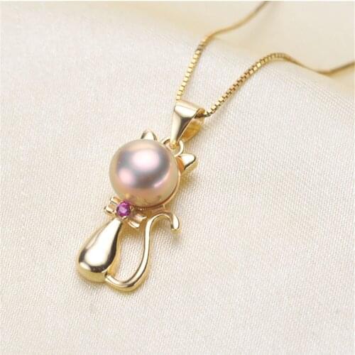 925 Silver Half Hole Eye Pins Beads End Caps Top Drilled Pendant Bails Connector For DIY Jewelry Accessories No Pearl No Chain