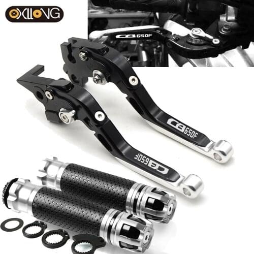 For HONDA CB650F CB 650F CBR650F 2014 2015 2016 2017 Motorcycle Accessories Brake Clutch Levers Handlebar grip Handle Hand Grips