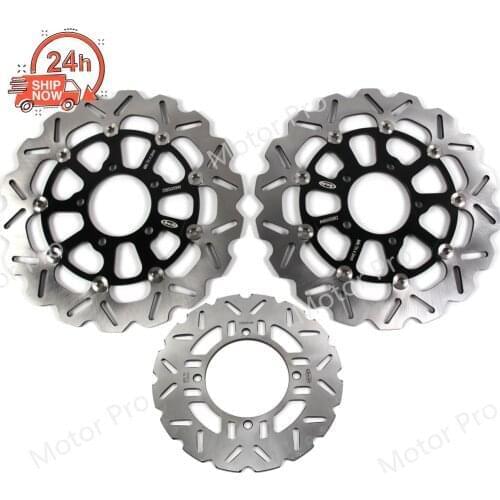 For Kawasaki Z1000 2014 2015 Front Rear Brake Disc Disk Rotor Kit Motorcycle Accessories Z 1000 ABS 14 15 Z800 2013 - 2015 BLACK
