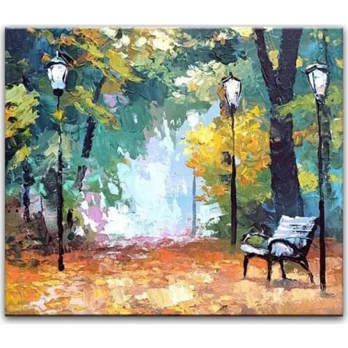 DONGMEI OILPAINTING Hand Painted oil painting Home Decoration painting Knife Painting landscape pictures DM1705041