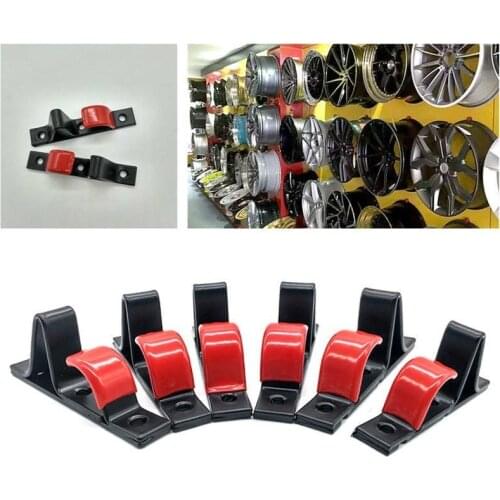 Tire wheel hub workshop display metal bracket frame wall mount racing wheel hub suspension boss hook