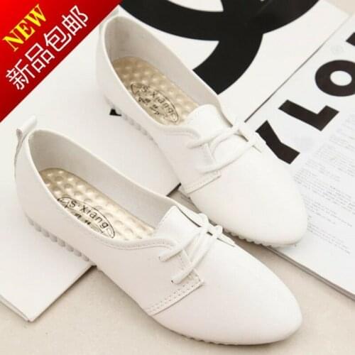 Little White Shoes Korean Version of Peas Shoes Spring/summer 2021 New Girls Flat Bottom All-match Soft Women Flat Shoes