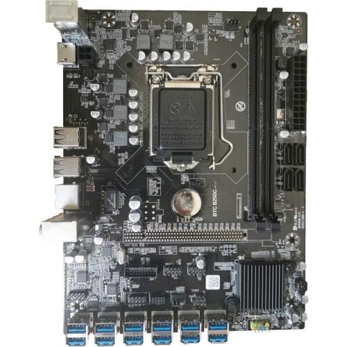BTC_B250C Support 12 Graphics Card Mining motherboard with Intel B250 PCH Chipset