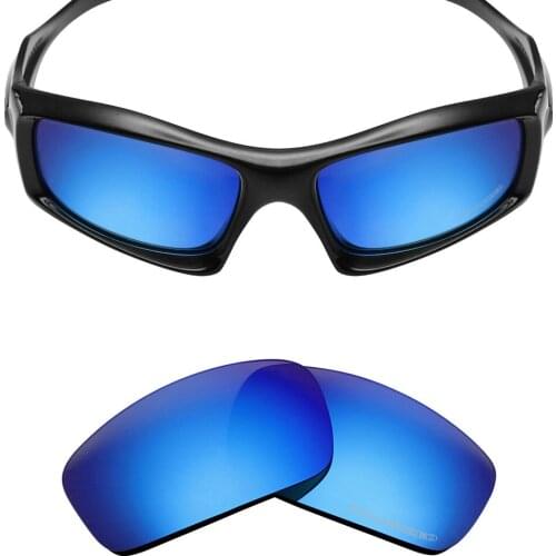 Mryok+ POLARIZED Resist SeaWater Replacement Lenses for Oakley Monster Pup Sunglasses Ice Blue
