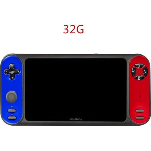Updated RS17 7 inch 32G Handheld Game Console Nostalgic Video Game Machine Support Double Player For Children Game Gift