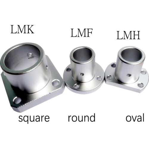 Guide shaft support base optical axis support seat round flat flange optical axis mount 8 10 12 15 16 20 25 30 35 40 50