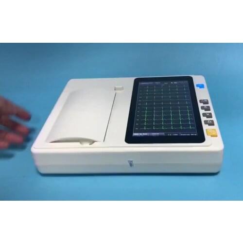 ECG good quality meidical diagnostic portable 12 lead ecg heart test machine