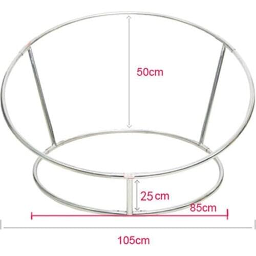 Newborn Photography Props Poser Frame Steel Pipe for Baby Photo Basket Studio Creativity Nest Round Shelf Accessories