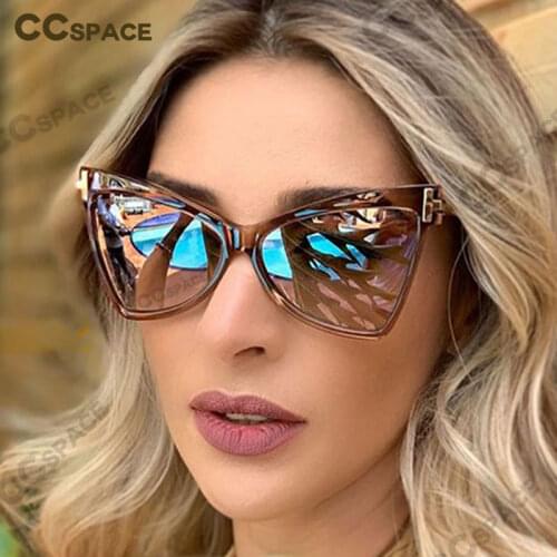 46384 Cat Eye Retro Sunglasses Men Women Fashion Shades UV400 Vintage Glasses
