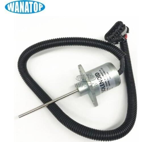 Stop Solenoid for Kubota Parts 25-38109-05Z, 25-38109-05S, SA-5019, SA-5157, 1503ES-12A5SUC9SCG28 for Kubota 05 Series