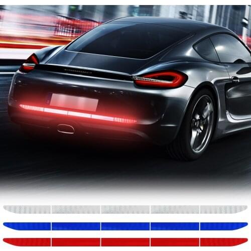 Reflectante Reflector Sticker Car Exterior Accessories Adhesive Reflective Tape Reflex Exterior Warning Strip Protect Car Body