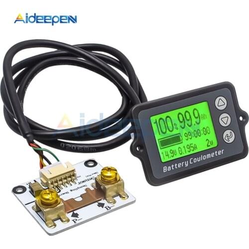 TK15 80V 50A Digital Lithium Battery Capacity Tester Analyzer Voltage Current Meter Battery Capacity Monitor Indicator Ammeter