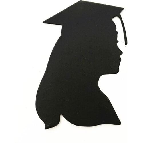 Graduation girl boy cutting die Dies Metal Cutting Die Stencil Scrapbooking Album Decoration Craft Die Cut for Card Making mold